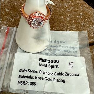 Bomb Party Size 5 Rose Gold Ring